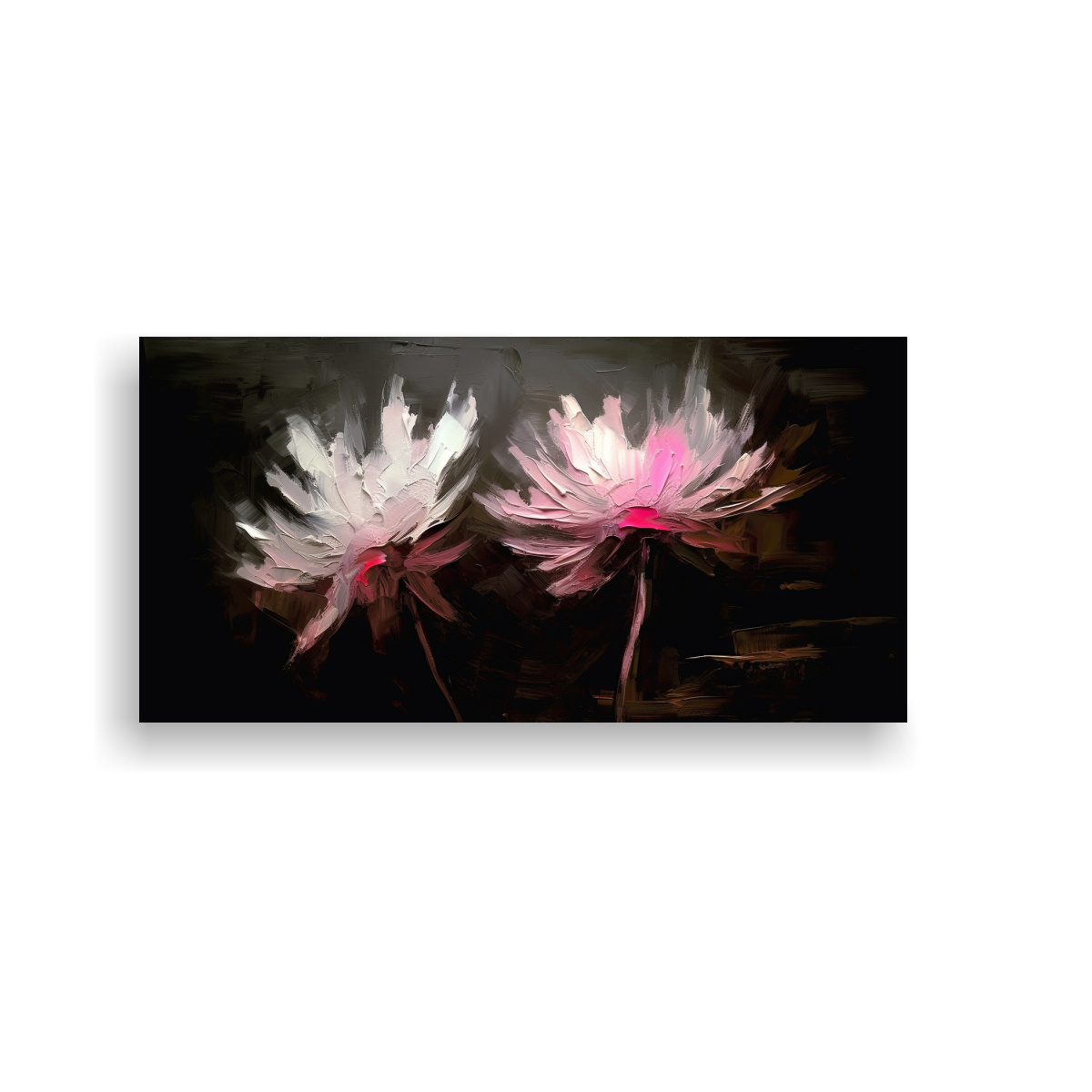 cuadro-elegante-de-dos-flores-sobre-fondo-negro
