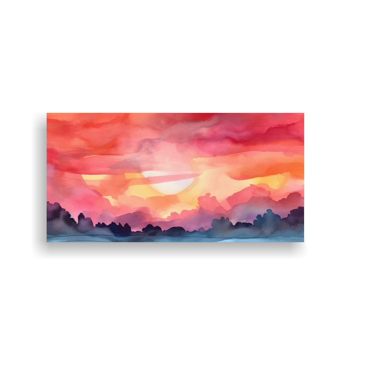 cuadro-en-bastidor-abstracto-acuarela-sunset-retro-tonalidades-pinceladas