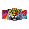 cuadro-leopardo-arco-ris-colores-vibrantes-arte-pared-neo-pop