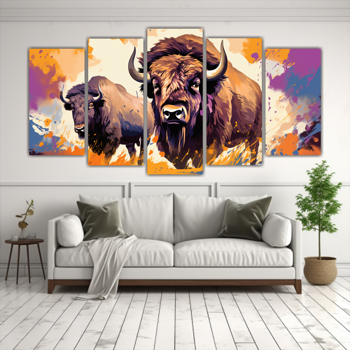 Cuadro Moderno Animales Lienzo Pintura Impresa En Lienzo De Animales, Para Decorar La Sala De Estar Y Cuadro Decorativo Panther Print