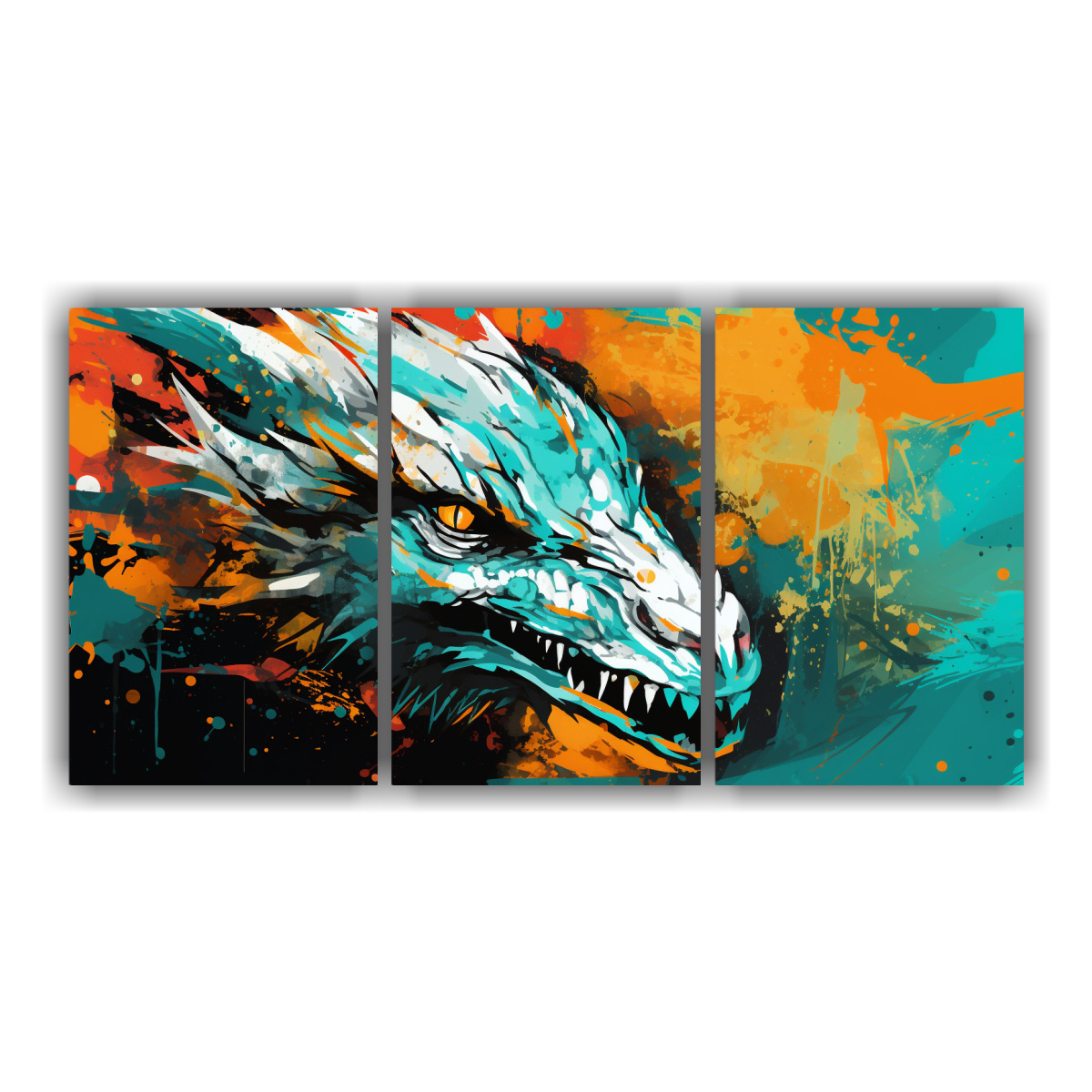 cuadro-lienzo-tela-elegante-drag-n-turquesa-y-naranja-atm-sfera-neonoir