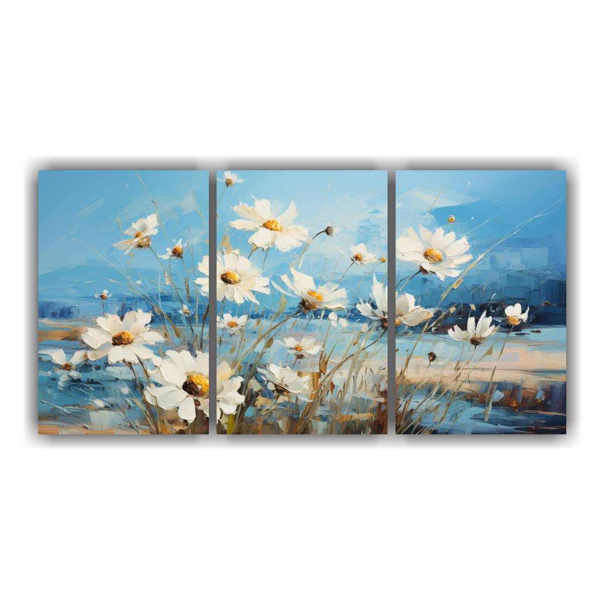 cuadro-lienzo-tem-tica-dormitorio-flores-margaritas-pintura-abstracta-estilo-estilo-leo-