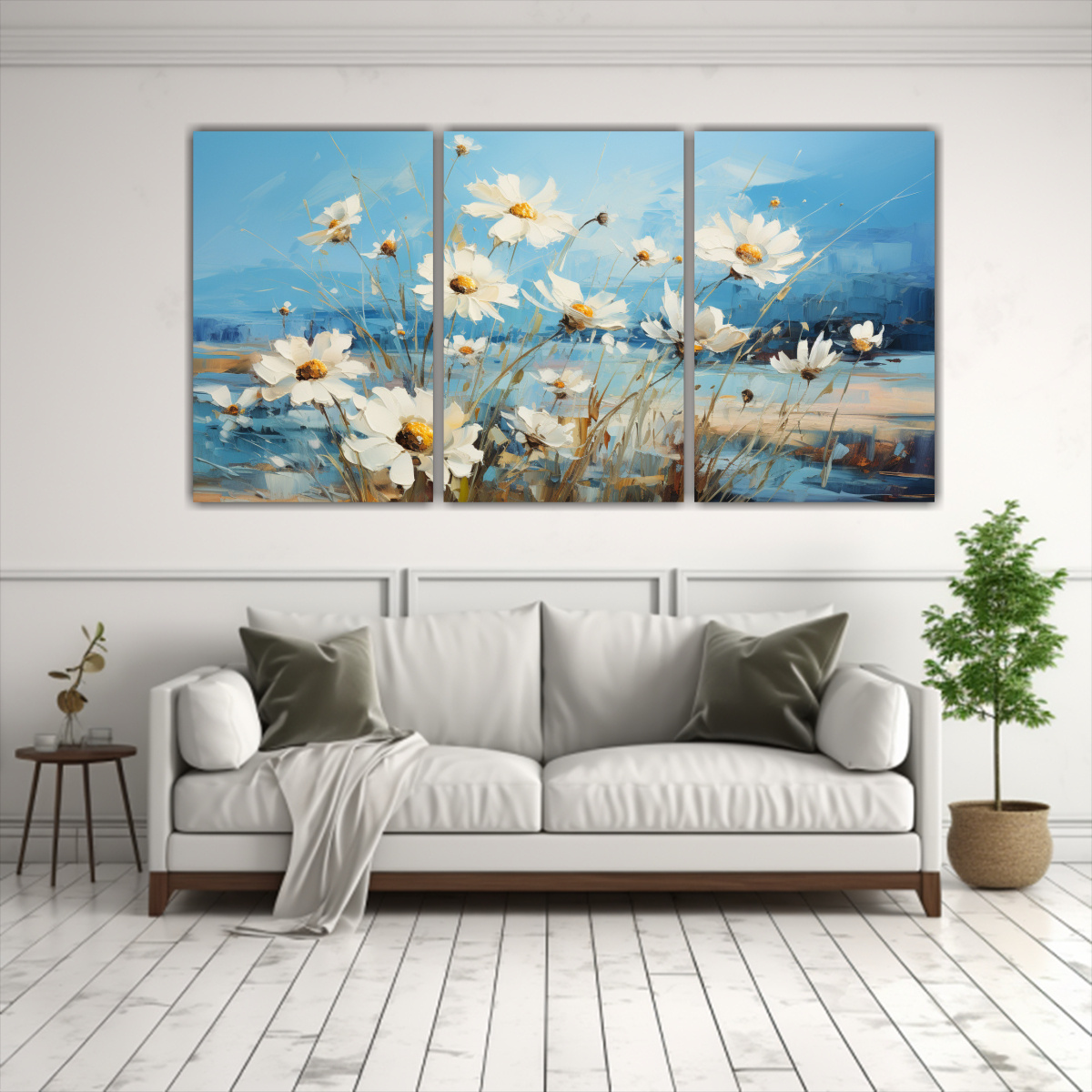 cuadro-lienzo-tem-tica-dormitorio-flores-margaritas-pintura-abstracta-estilo-estilo-leo-1-1