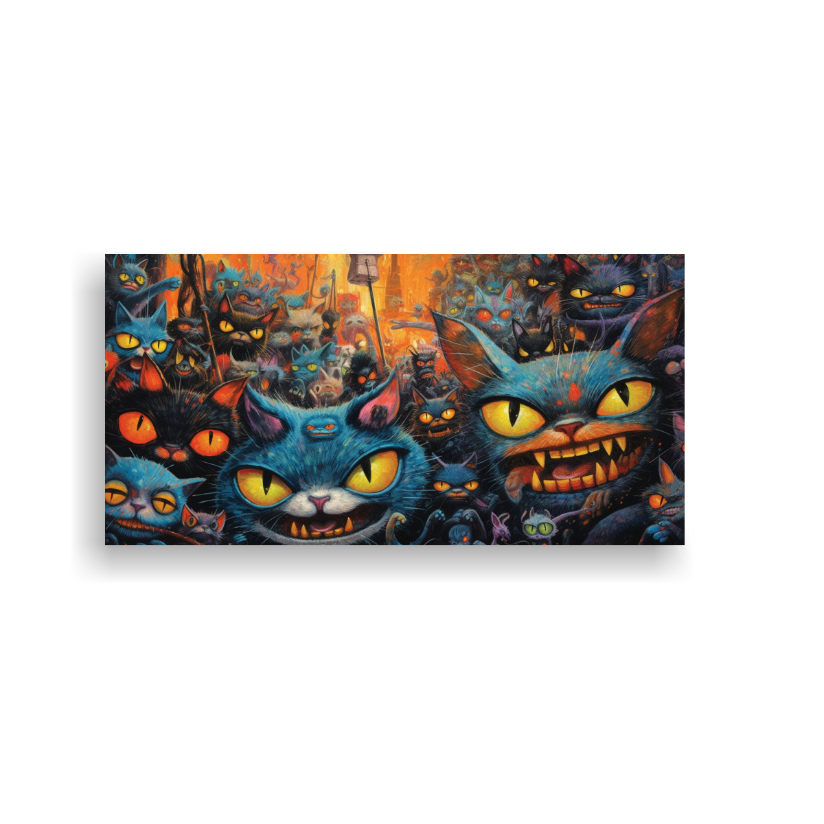 cuadro-moderno-naturaleza-viva-gatos-locos-por-safiye-rafailov-estilo-nico