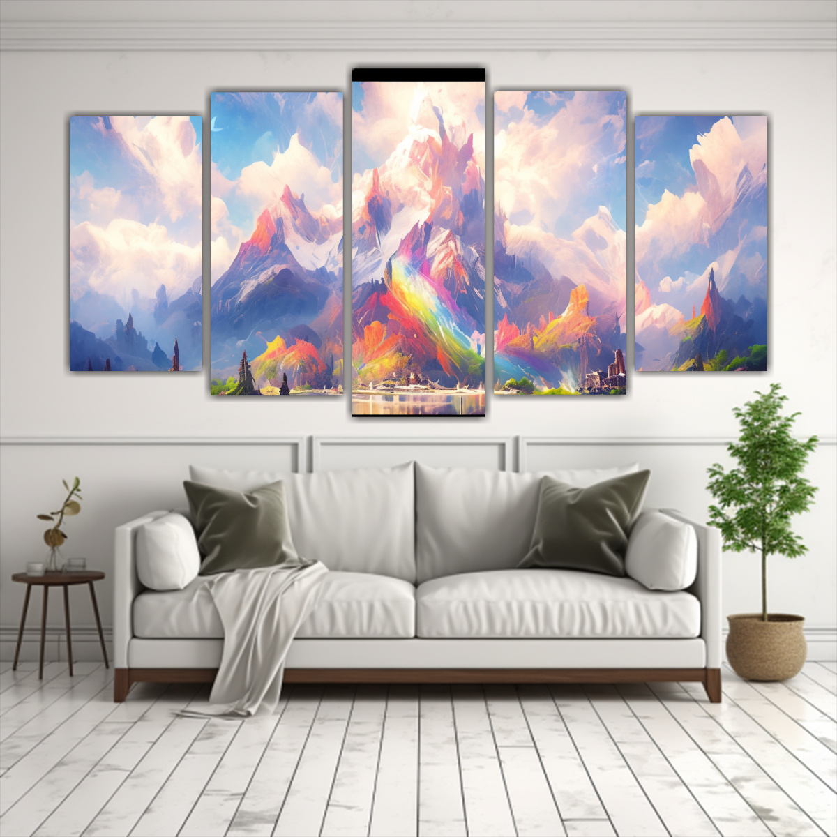 cuadro-monta-as-famosas-con-arco-ris-y-verde-1