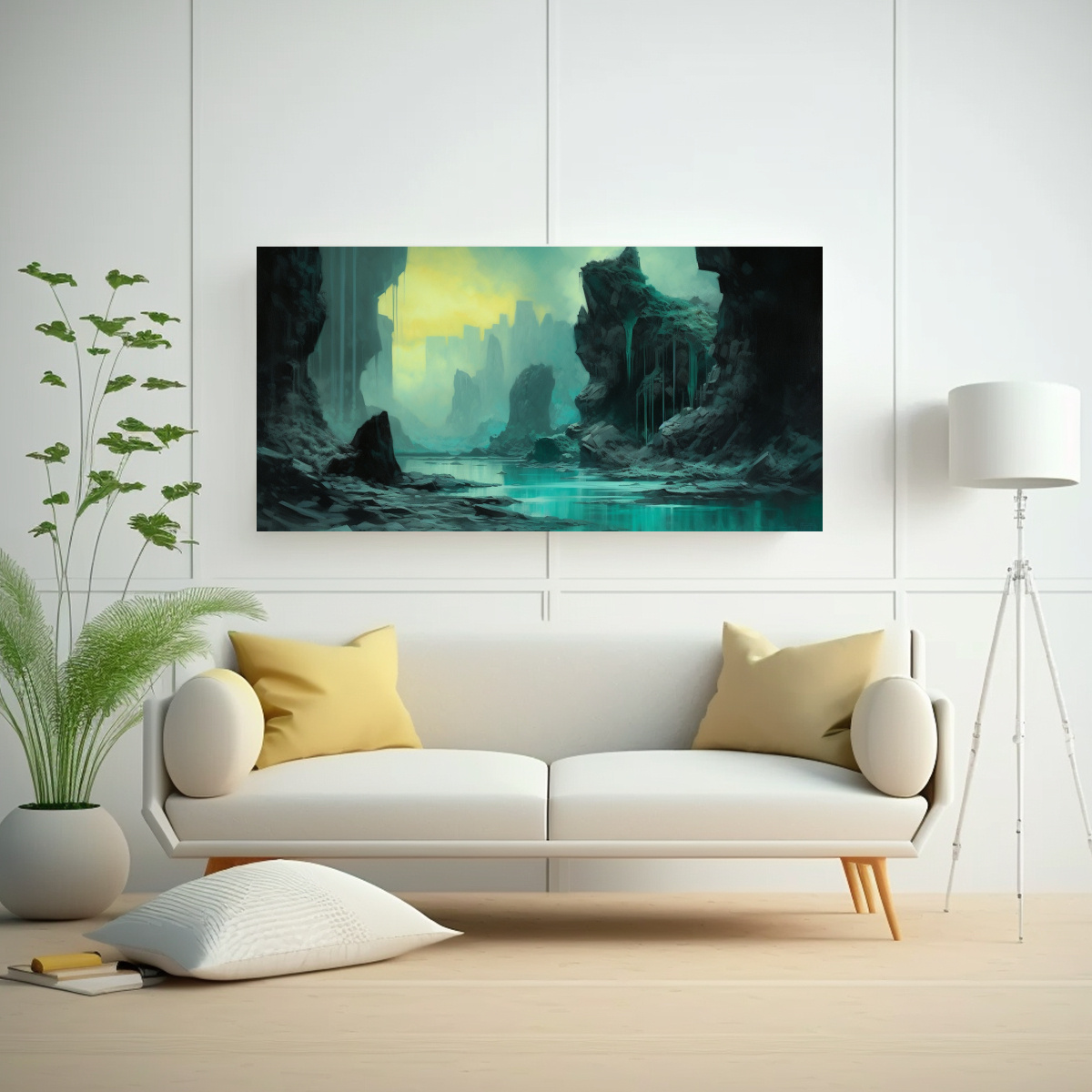 cuadro-paisaje-acuamarina-oscuro-con-textura-1-1