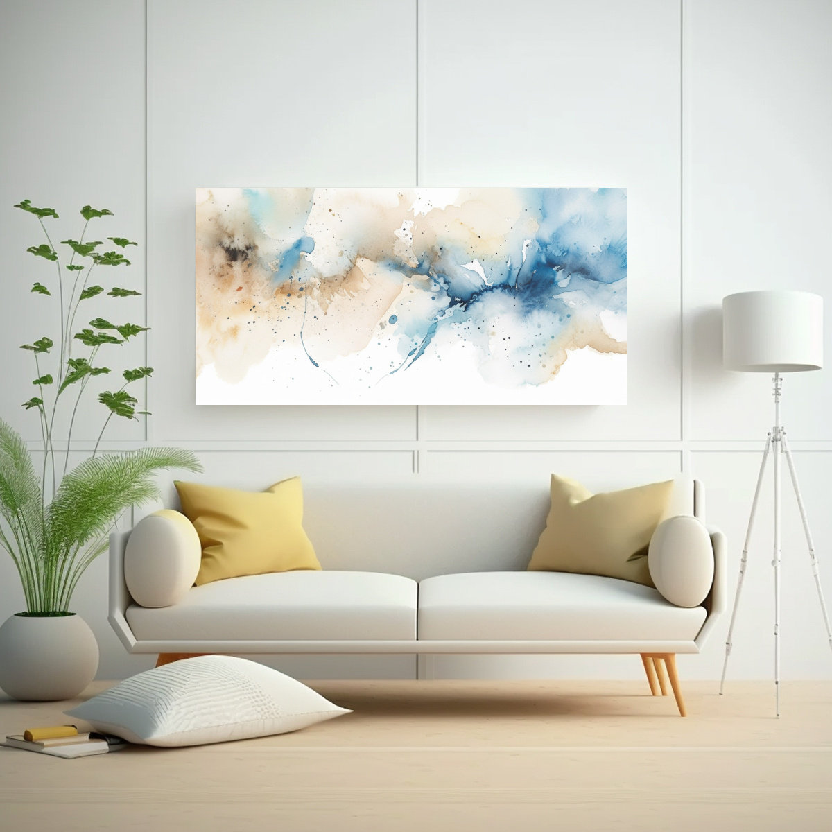 cuadro-tela-calidad-relieve-acuarela-azul-claro-y-beige-sobre-blanco-1