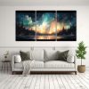 cuadros-abstracci-n-de-aurora-boreal-y-arco-ris-en-tonos-marrones-1