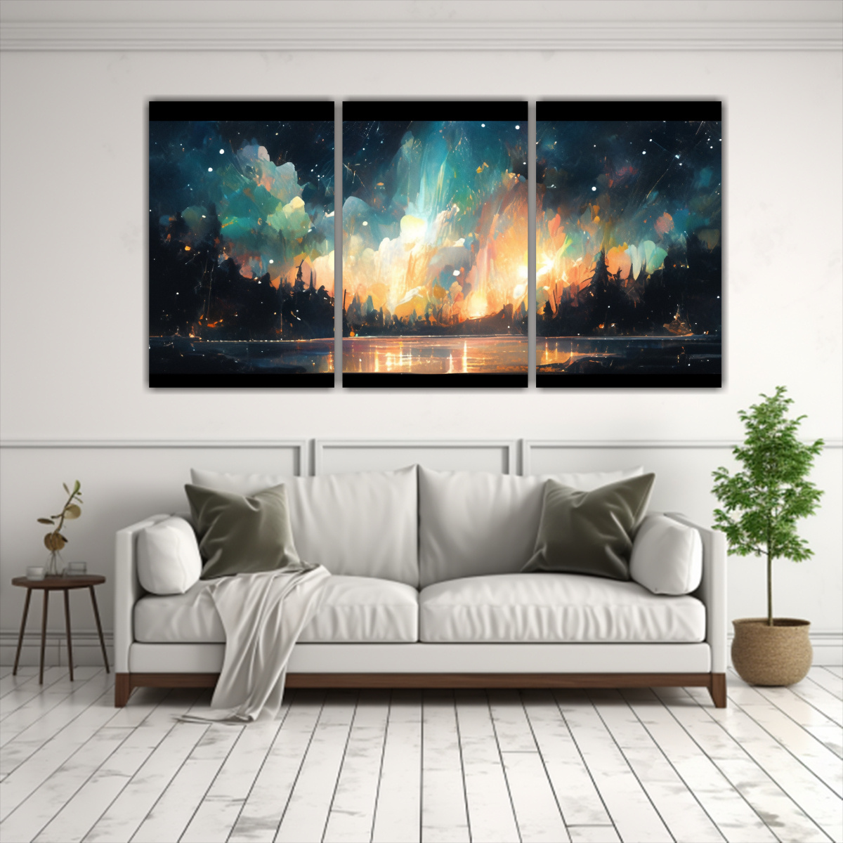 cuadros-abstracci-n-de-aurora-boreal-y-arco-ris-en-tonos-marrones-1