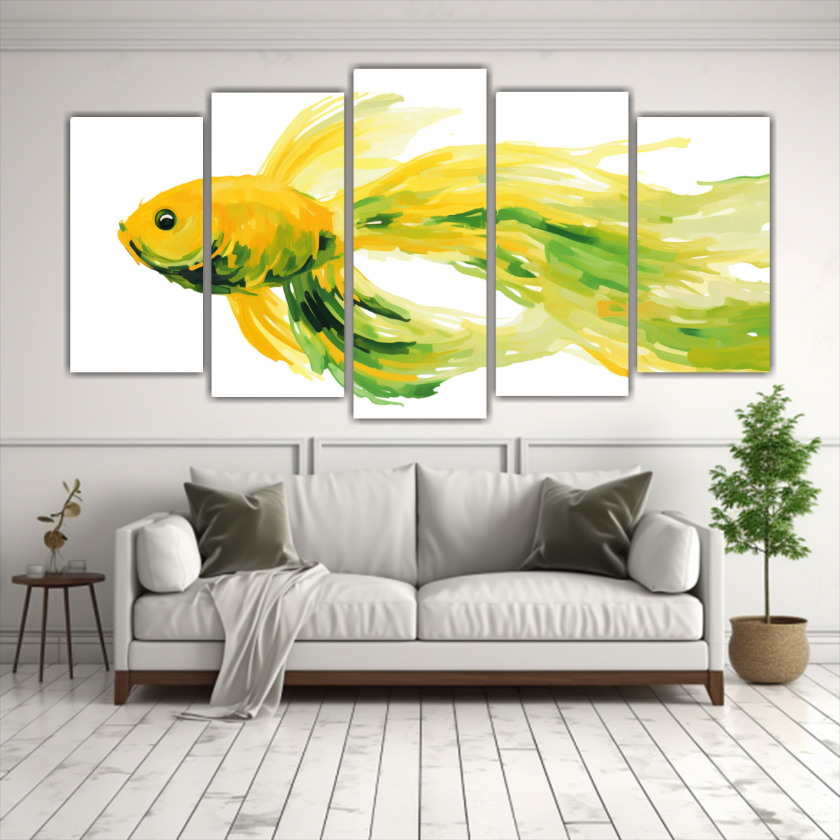 cuadros-abstractos-composici-n-equilibrada-goldfish-amarillo-y-verde-neo-pop-art-1