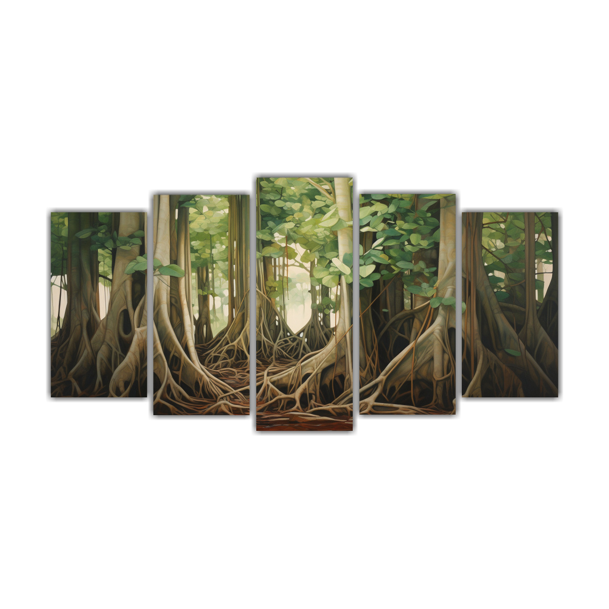 cuadros-abstractos-de-rbol-en-t-cnica-de-estilo-leo-de-detalle-alto