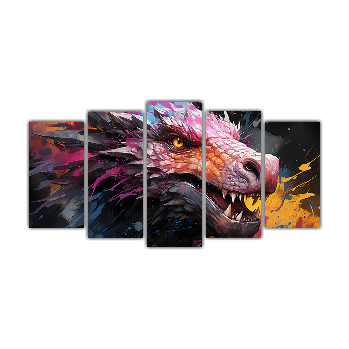 cuadros-acuarela-innovadores-drag-n-en-amarillo-y-rosa-atm-sfera-neonoir