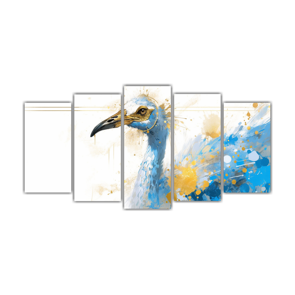 cuadros-alt-calidad-cocina-ostrich-dorado-y-azul-arte-pop-neo-en-decoraci-n