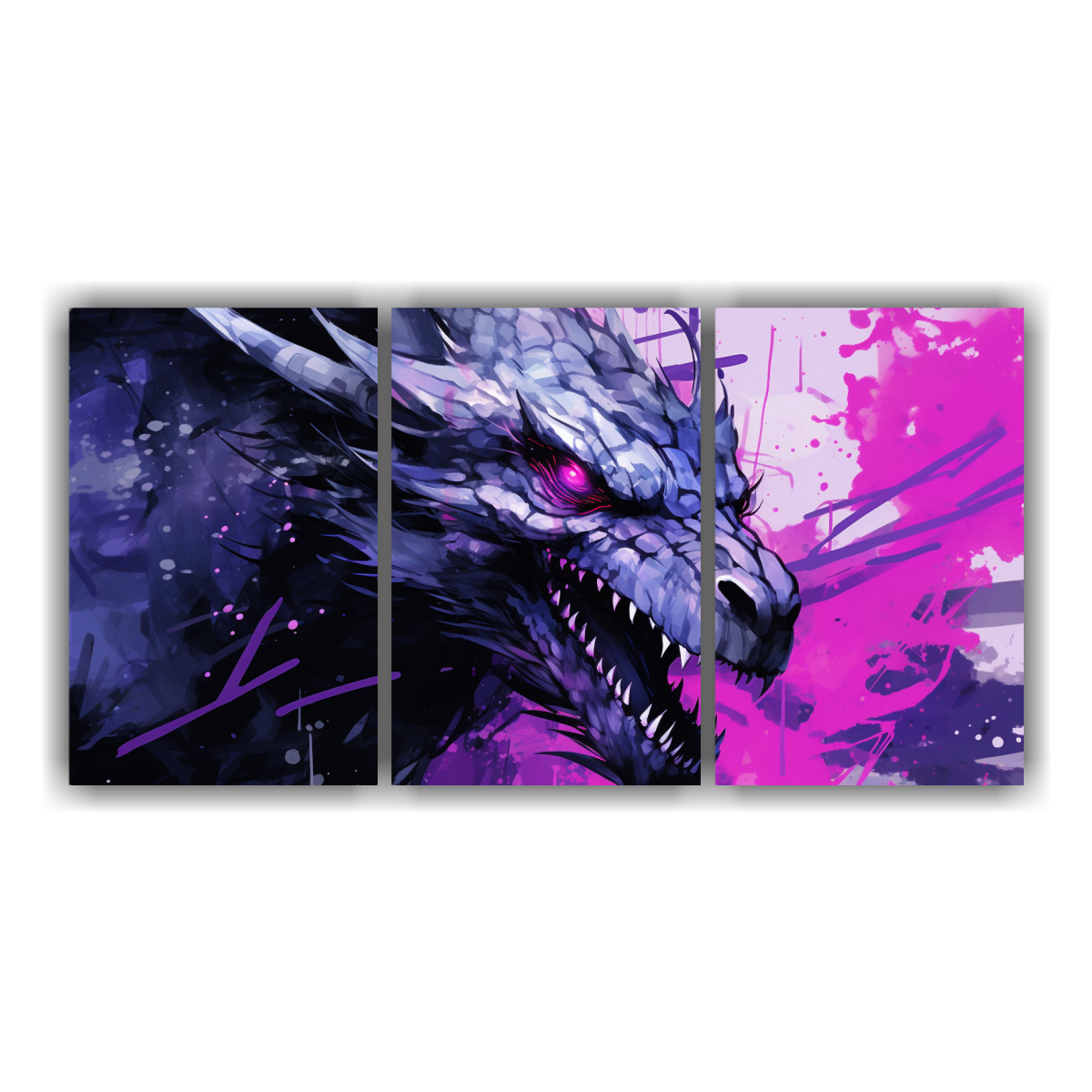 cuadros-alta-calidad-esquema-drag-n-p-rpura-y-negro-estilo-neonoir