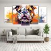 cuadros-bulldog-alegre-en-colores-vibrantes-y-oro-neo-pop-art-1