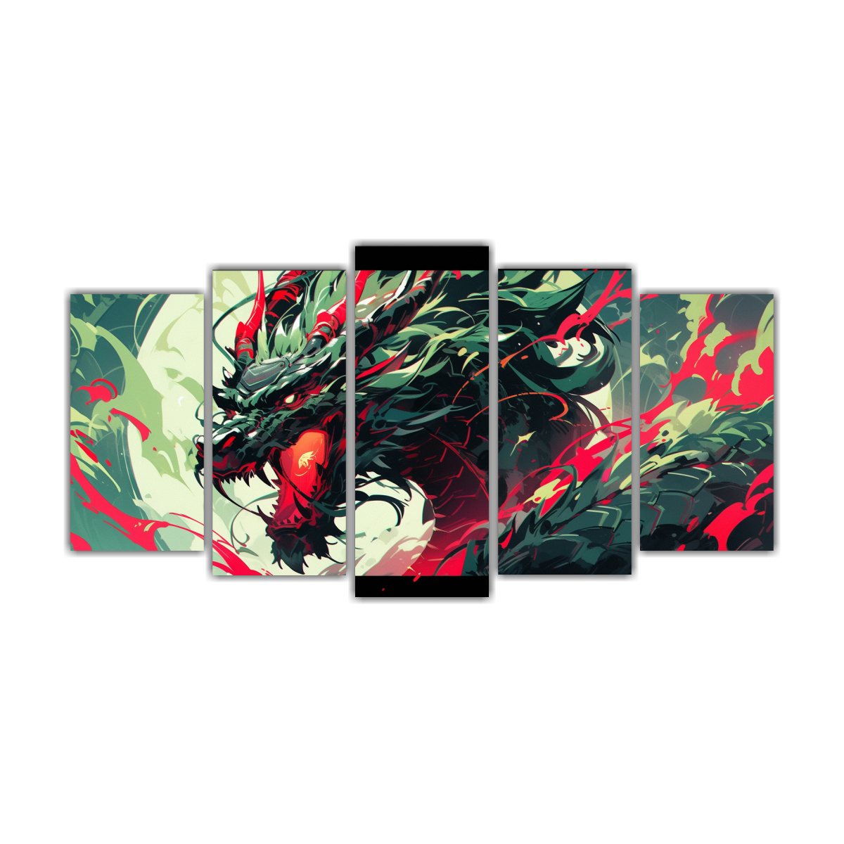 cuadros-cuadro-juveniles-de-drag-n-en-verde-y-rojo-con-atm-sfera-neonoir