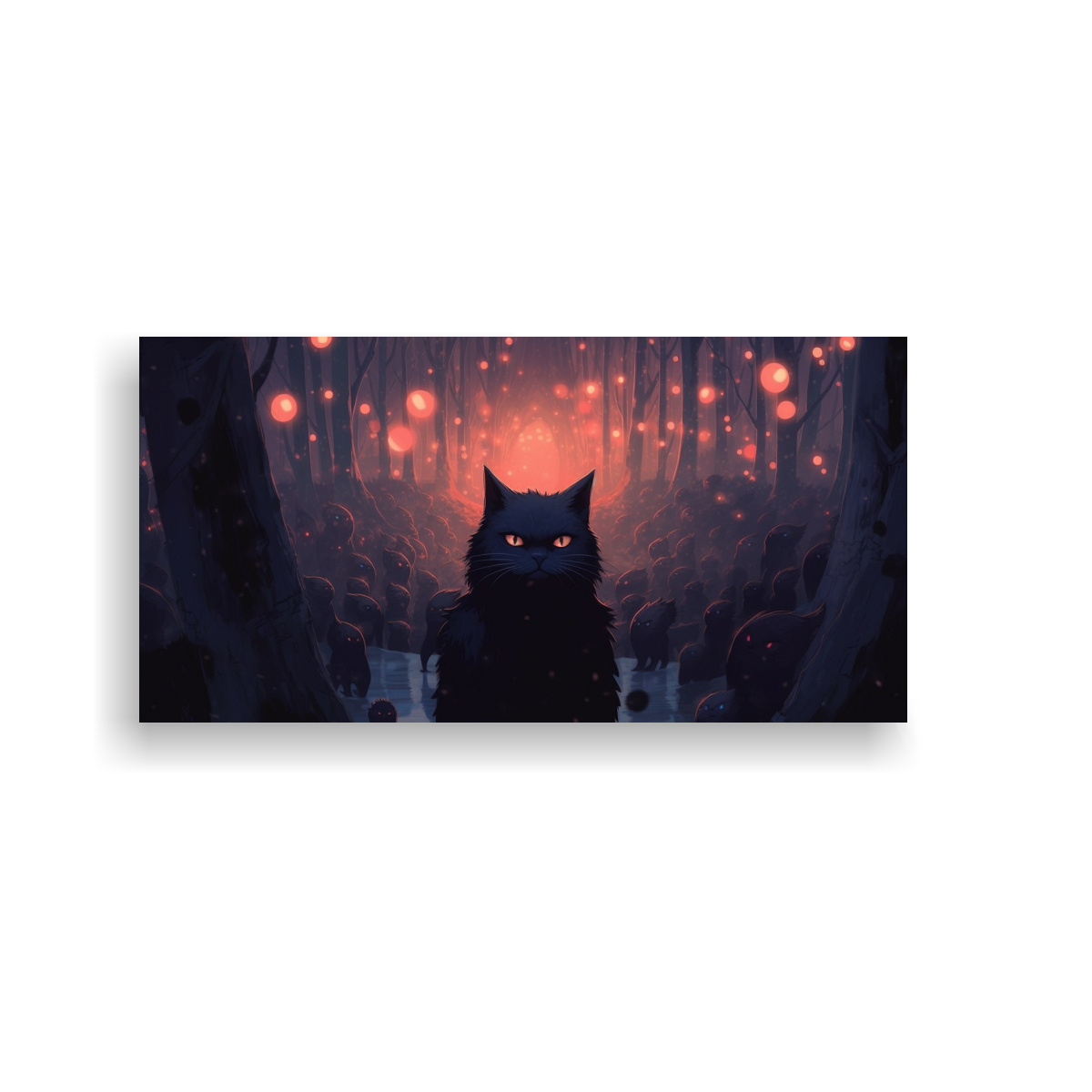 cuadros-de-decoraci-n-moderna-con-gatos-negros-de-ojos-brillantes-en-el-centro-