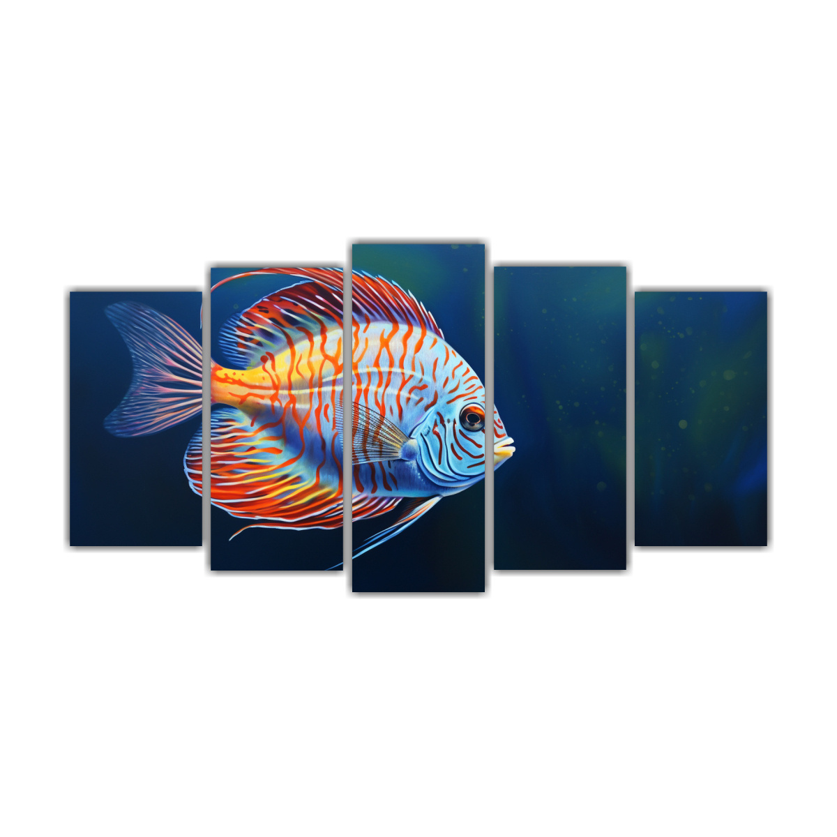 cuadros-de-dibujo-para-cocina-peces-disco-en-estilo-de-pintura-al-estilo-leo-colorida-21