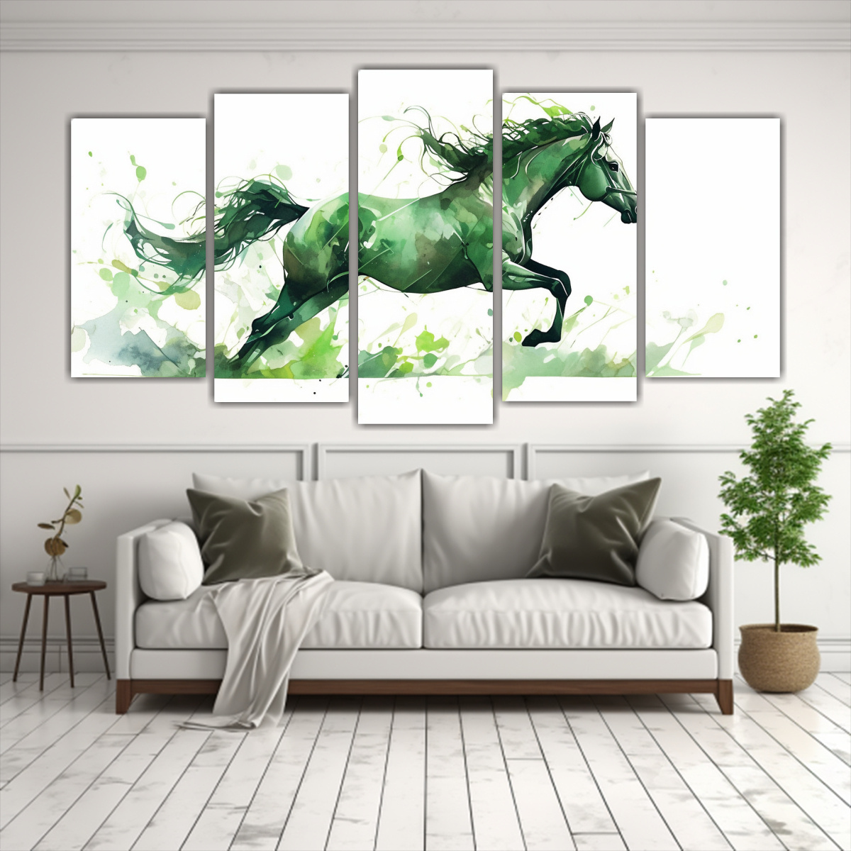 cuadros-de-vanguardia-caballo-de-agua-y-verde-neo-po-1