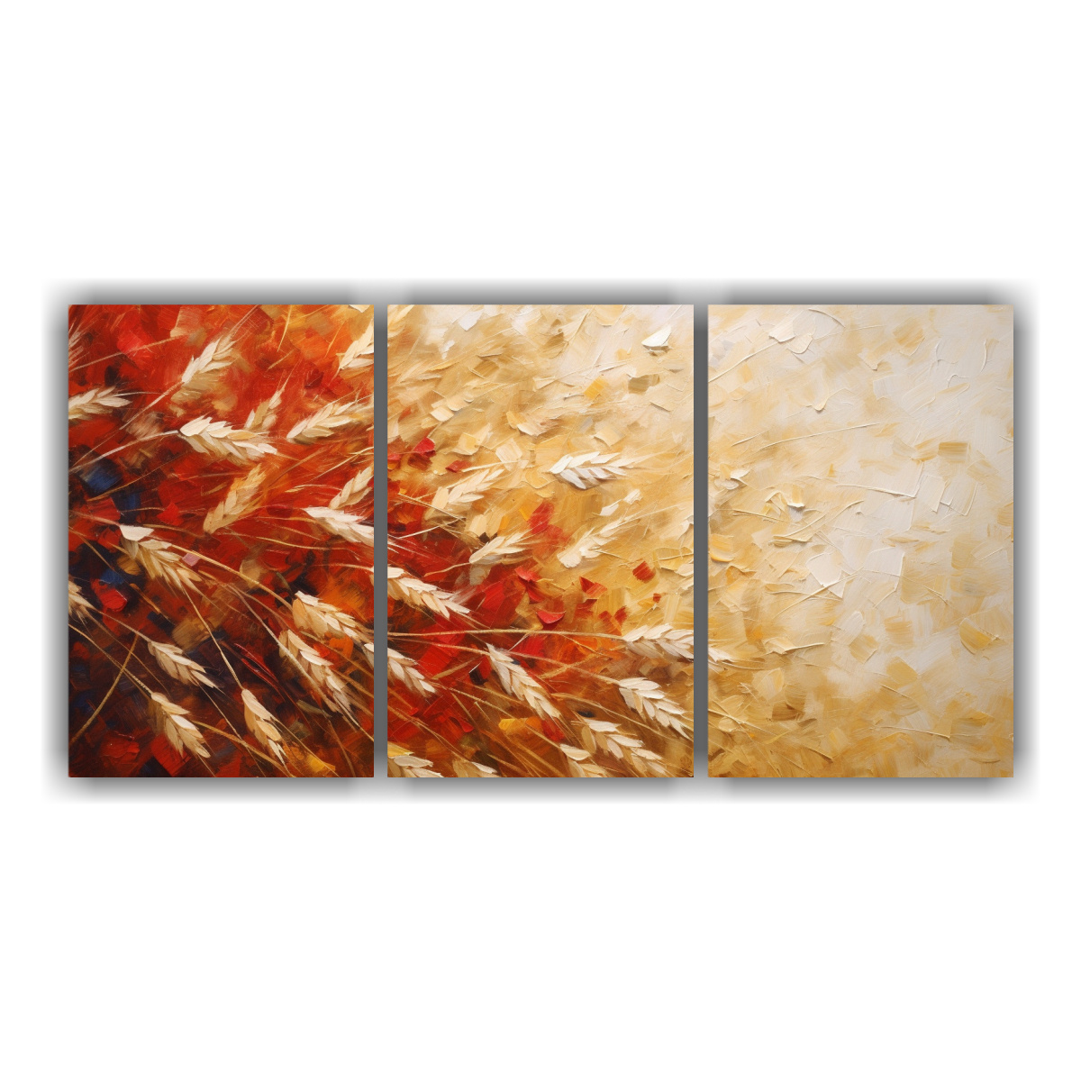 Cuadros Decorativos Simetría Arroz Pintura Abstracta Estilo Estilo óleo.