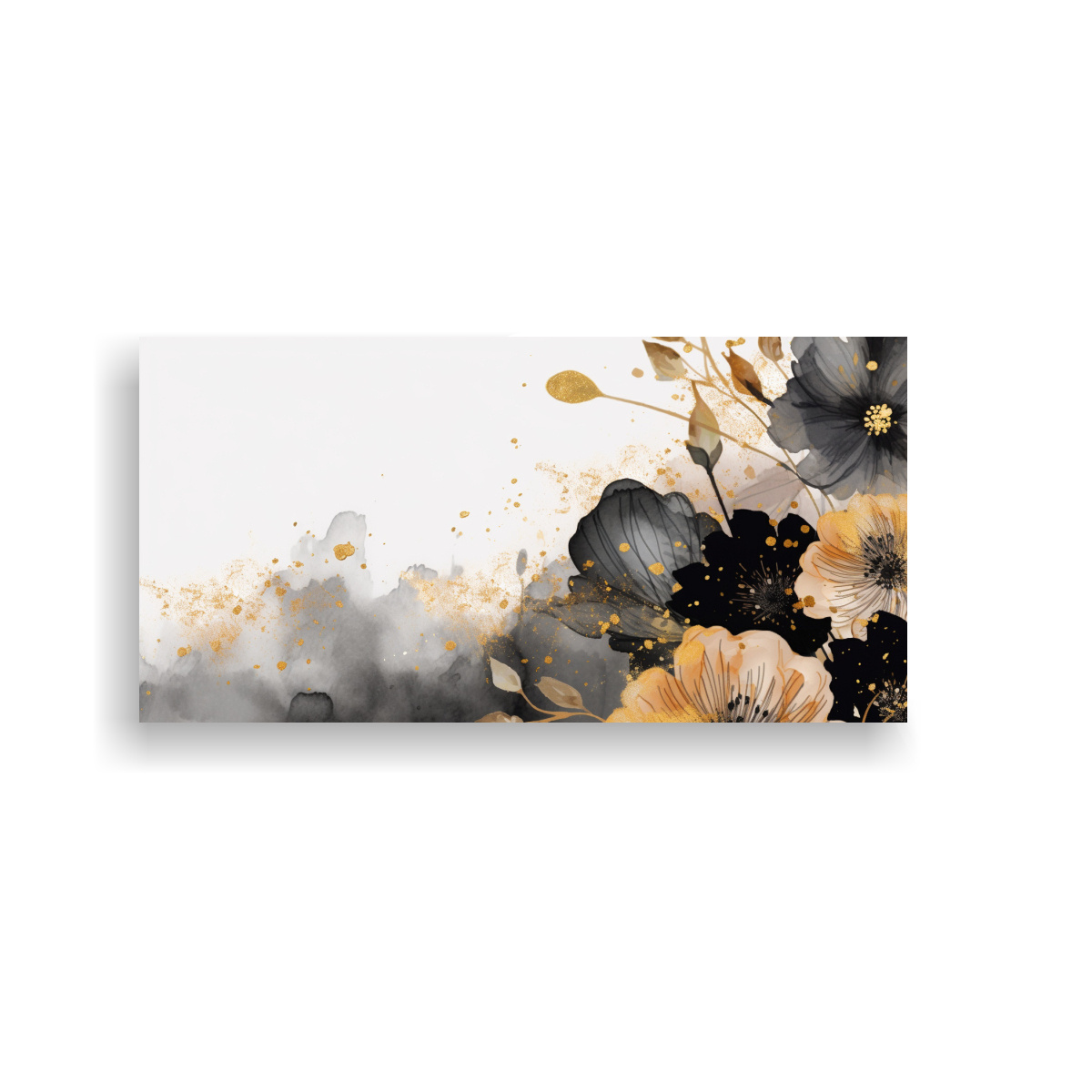 cuadros-florales-acuarela-lujo-en-negro-y-dorado-