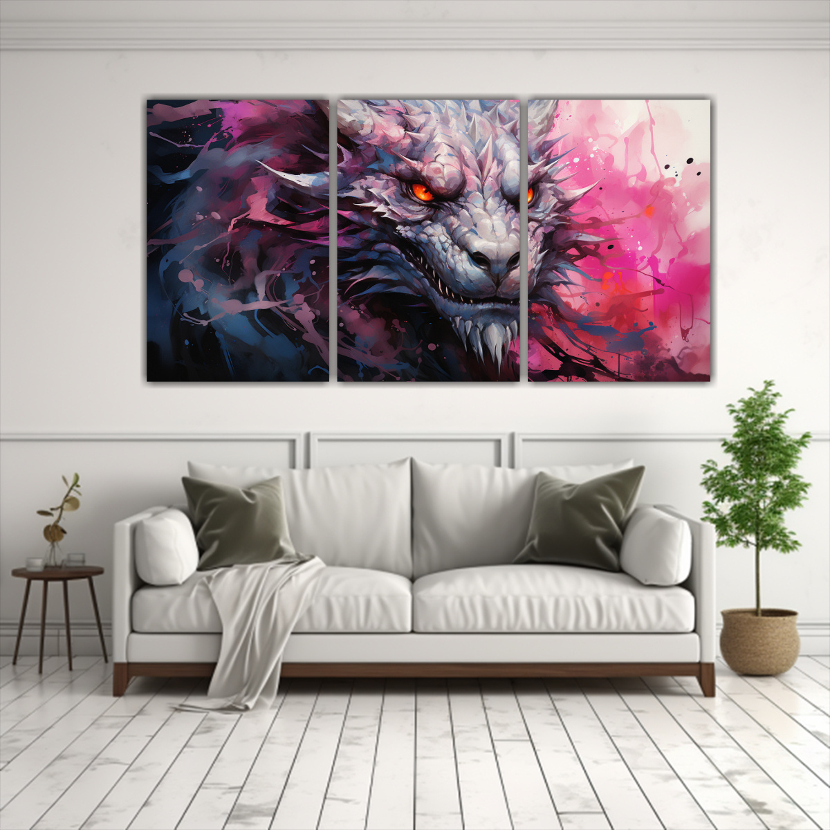 cuadros-impreso-a-dragon-en-acuarelas-y-rosa-neonoir-atmosfera-1
