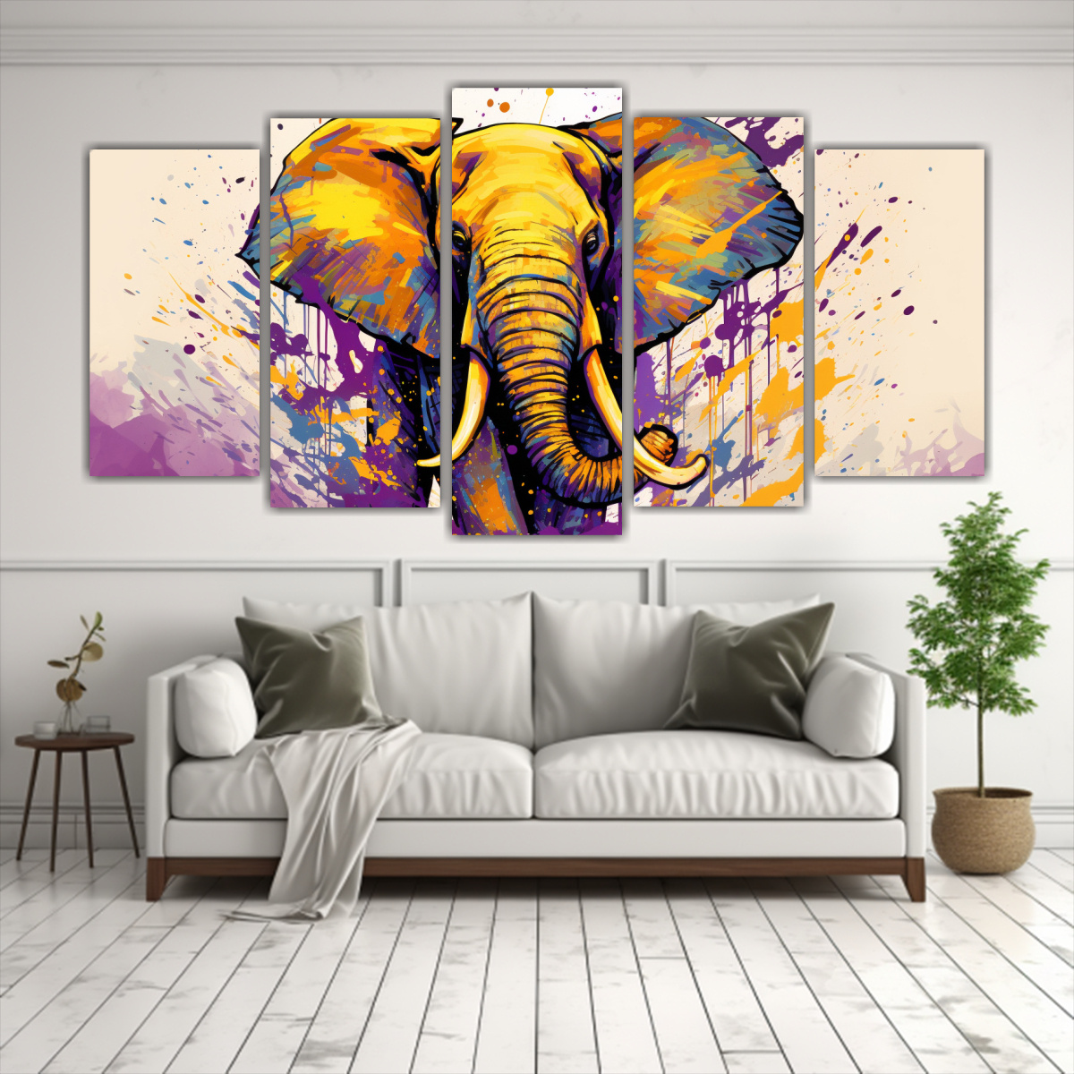 cuadros-impreso-estilo-a-elefante-p-rpura-y-dorado-en-arte-pop-neo-1-1