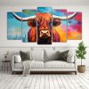 cuadros-impresos-figuras-highland-cow-estilo-pintura-al-estilo-leo-colorida-1