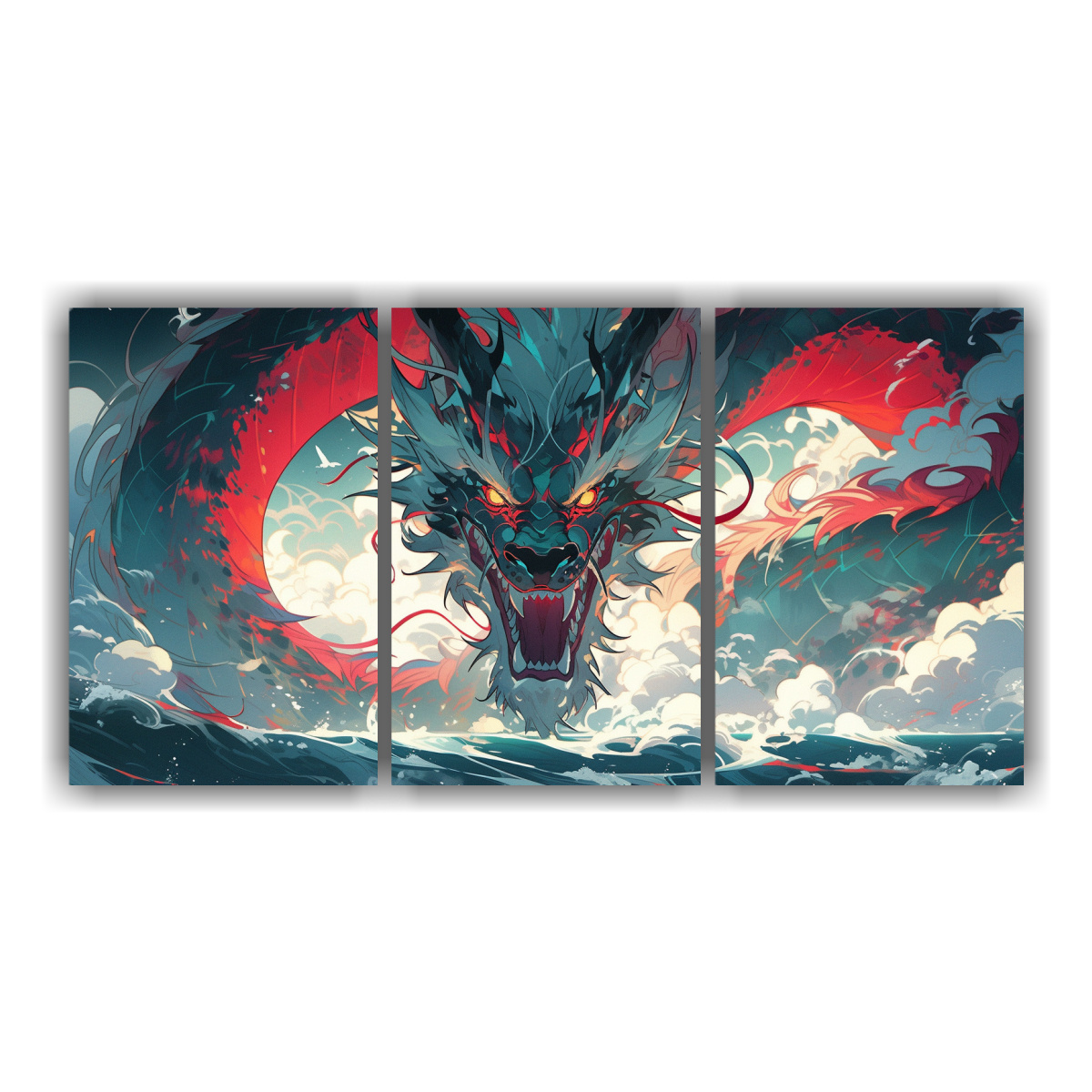 cuadros-inspiraci-n-drag-n-en-rojo-y-turquesa-neonoir-atmosfera