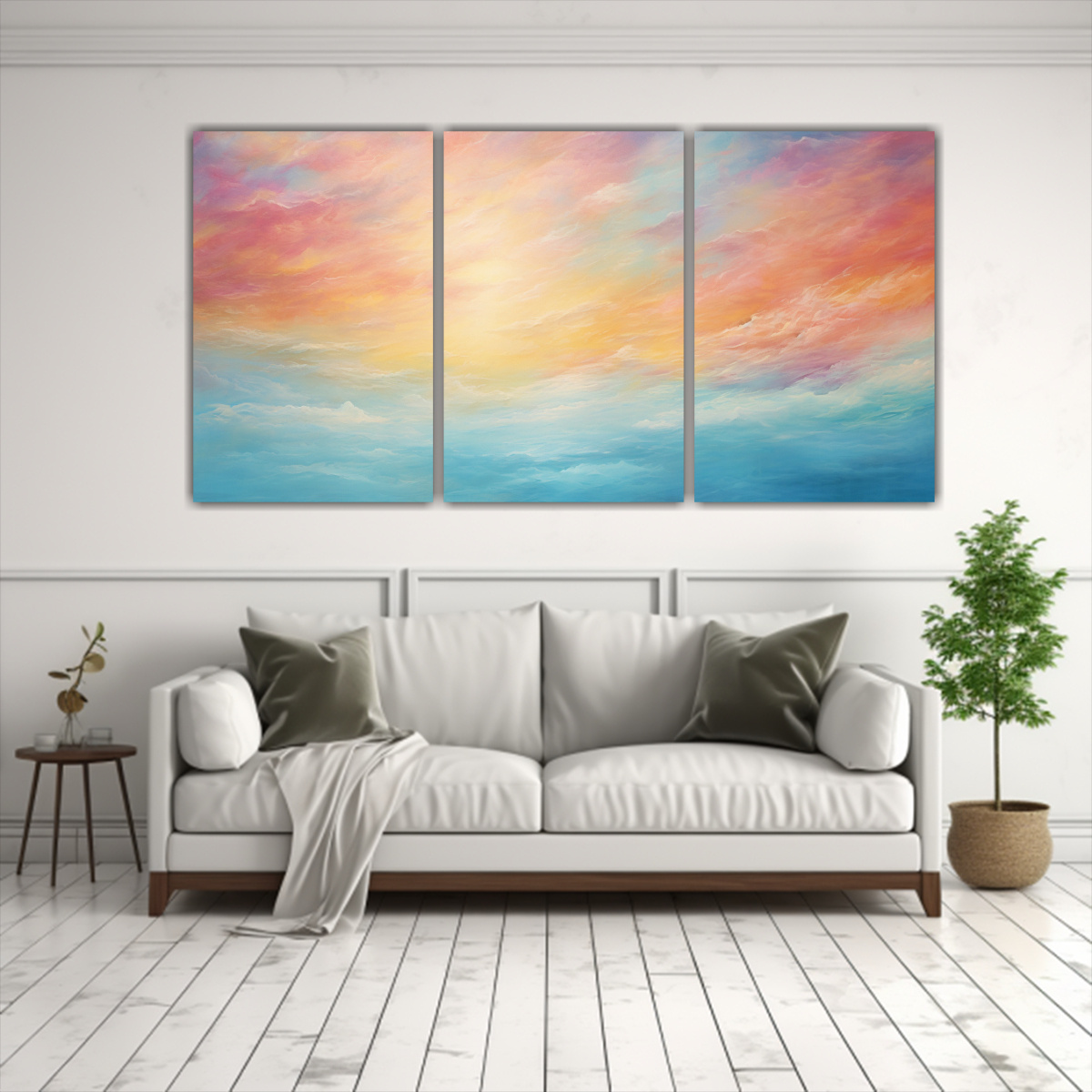 cuadros-modernos-comedor-amaneceres-y-atardeceres-con-arco-ris-y-turquesa-1