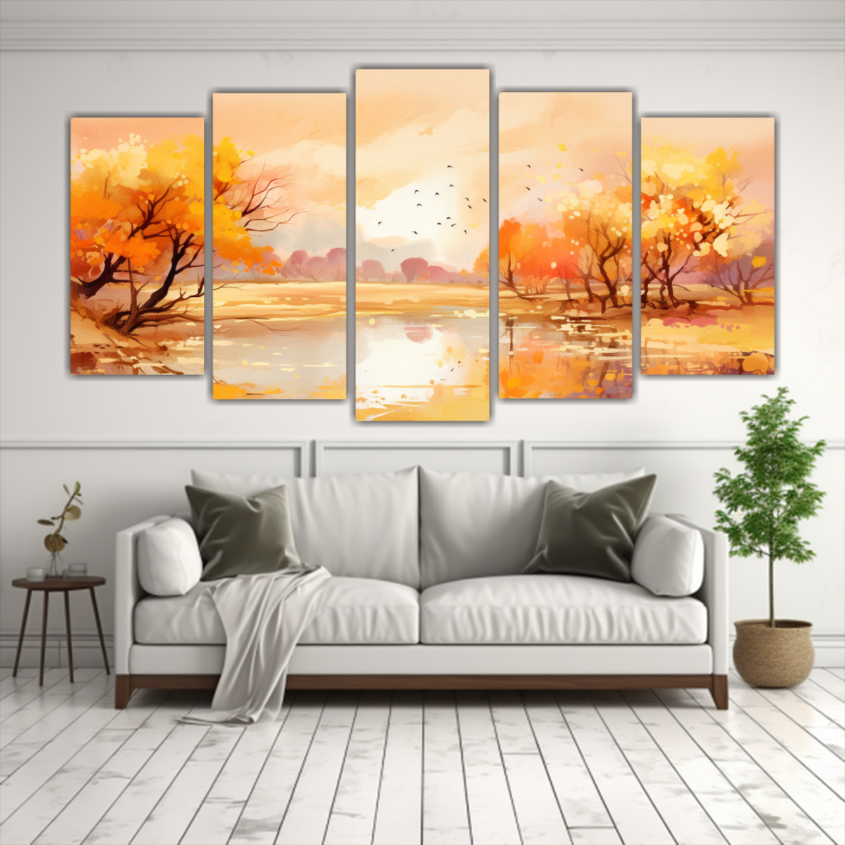 cuadros-modernos-detalle-paisaje-primaveral-con-colores-oro-neo-arte-pop-1