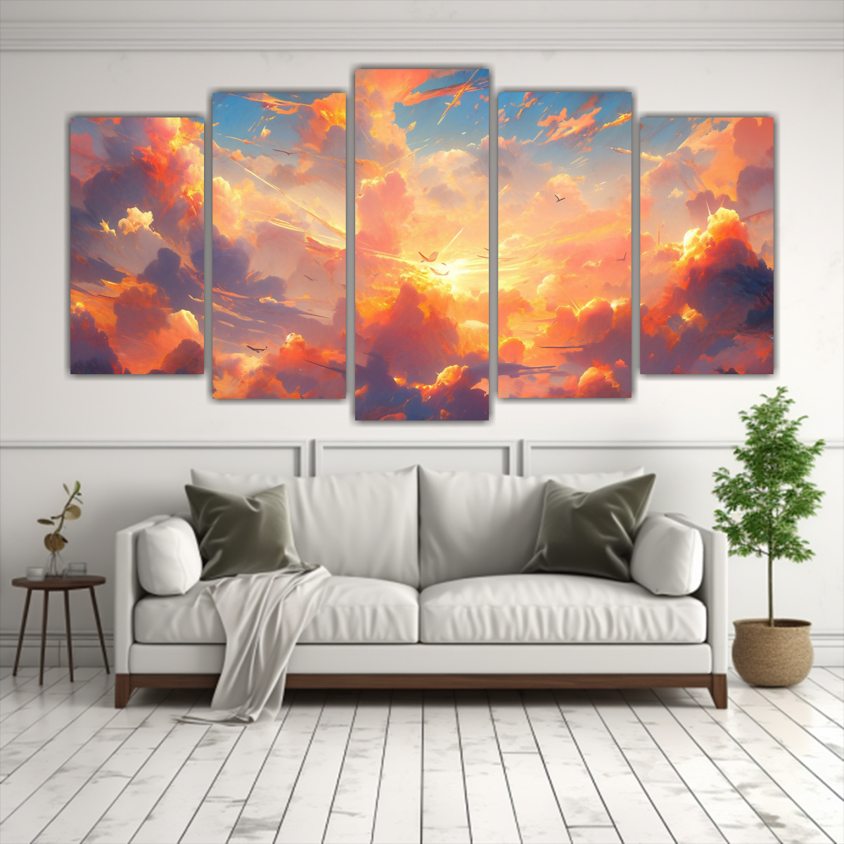 cuadros-modernos-luminosos-amaneceres-y-atardeceres-con-arco-ris-y-colores-naranja-1