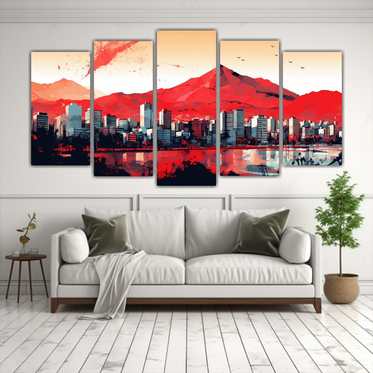 cuadros-pop-art-movimiento-en-santiago-de-chile-en-colores-vibrantes-y-rojos-1