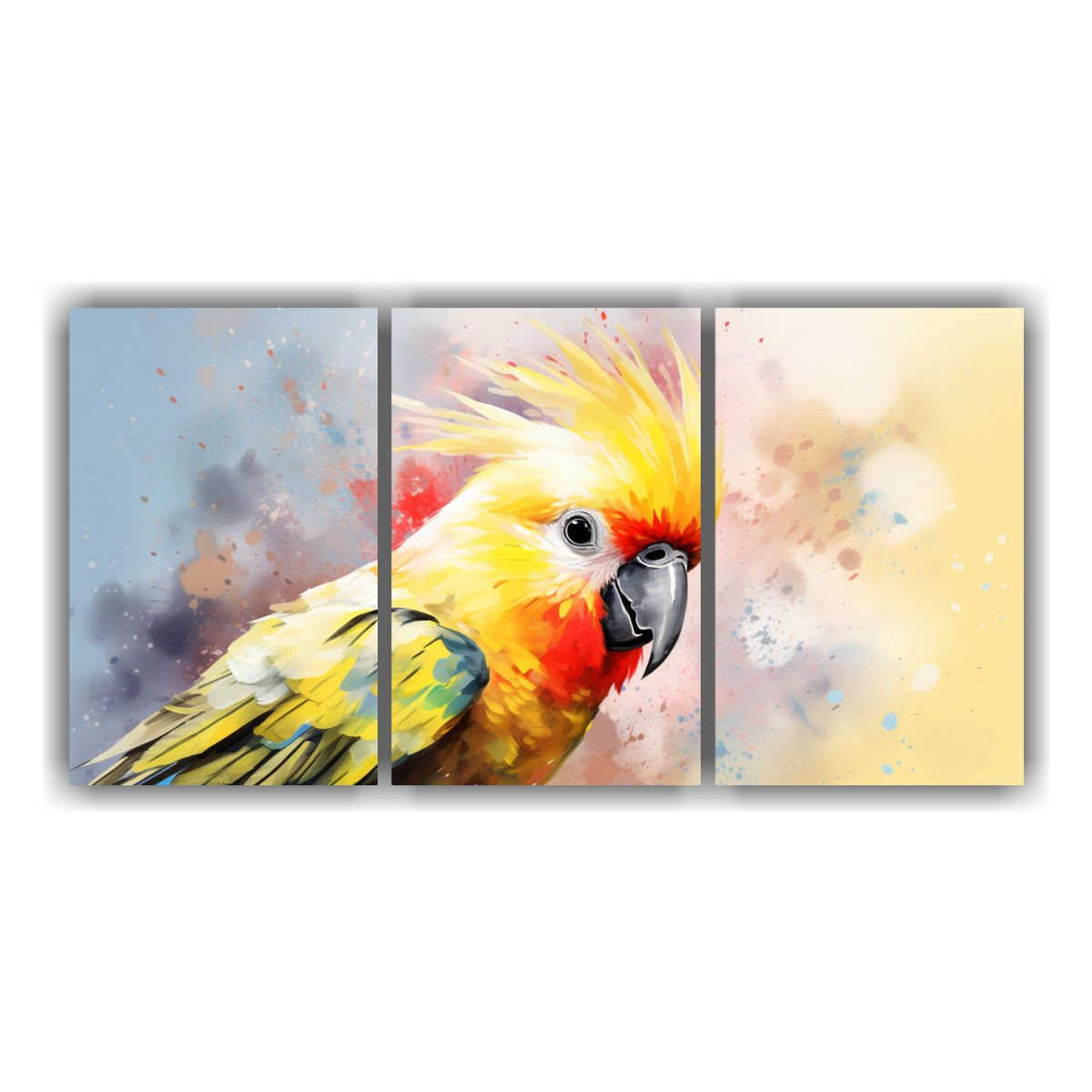 cuadros-tela-canvas-p-jaro-colorido-acuarela-estilo-pintura-2