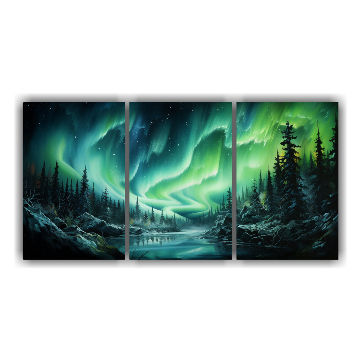 cuadros-tela-colores-vibrantes-aurora-boreal-abstracto-con-colores-blancos