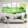 cuadros-tela-primavera-paisaje-colores-verdes-estilo-pop-neo-1