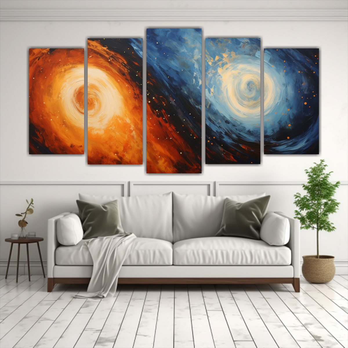 cuadros-vanguardia-tem-tica-espiral-azul-y-naranja-1-1