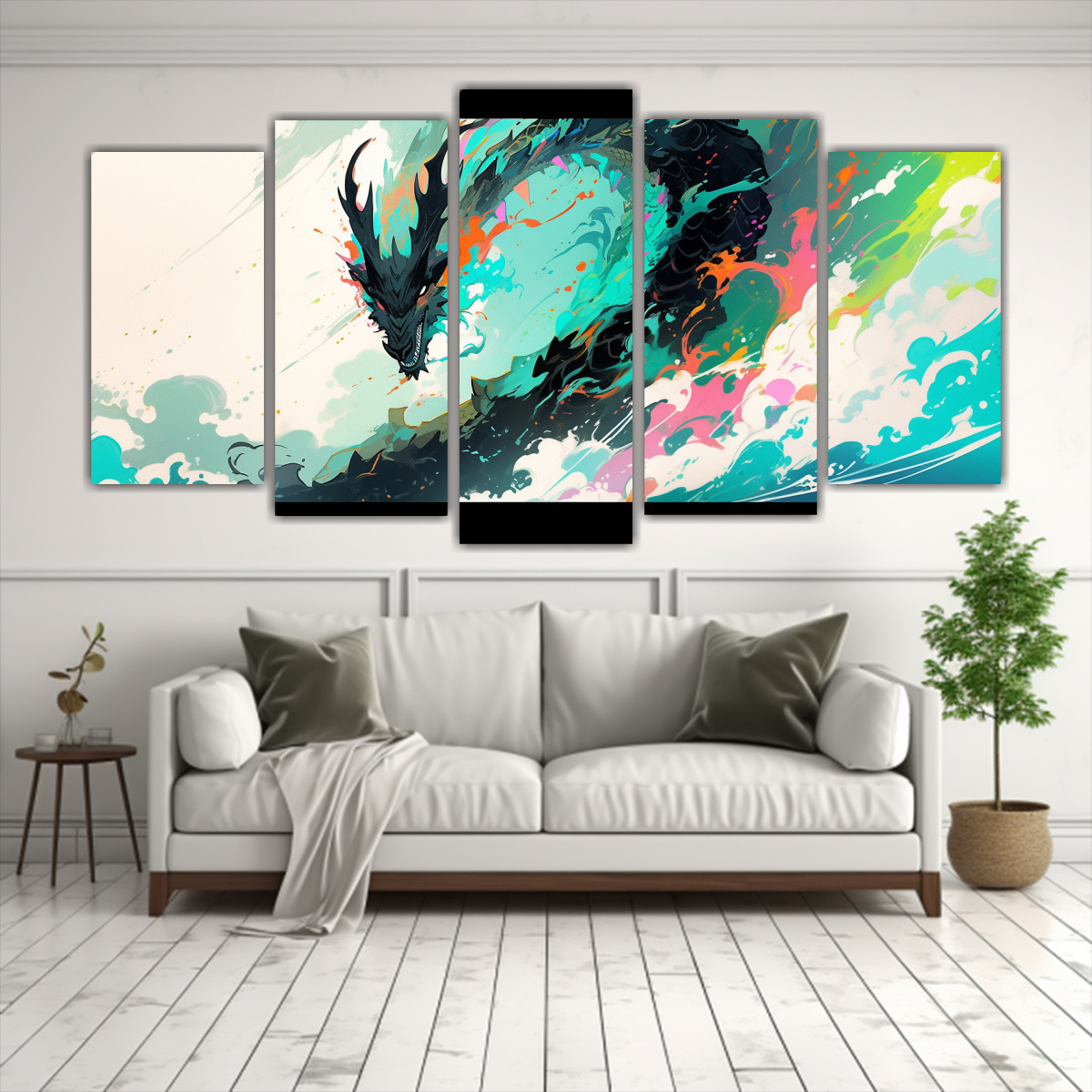 cuadros-venta-drag-n-en-colores-arco-ris-y-turquesa-neonoir-1