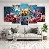 cuadros-vintage-de-interiores-abeja-en-colores-flamencos-neo-pop-art-1-1