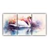 decoraci-n-con-lienzo-equilibrio-visual-de-un-cisne-en-acuarelas-coloridas-