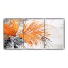 impresiones-art-sticas-de-hojas-de-palma-en-blanco-y-naranja-ambiente-neonoir