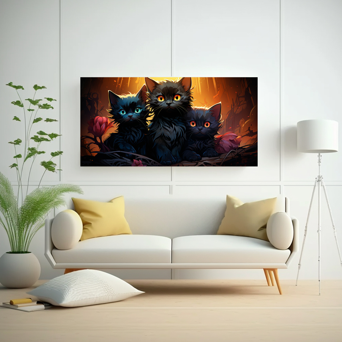 lienzo-con-gatos-negros-en-pila-horizontal-1