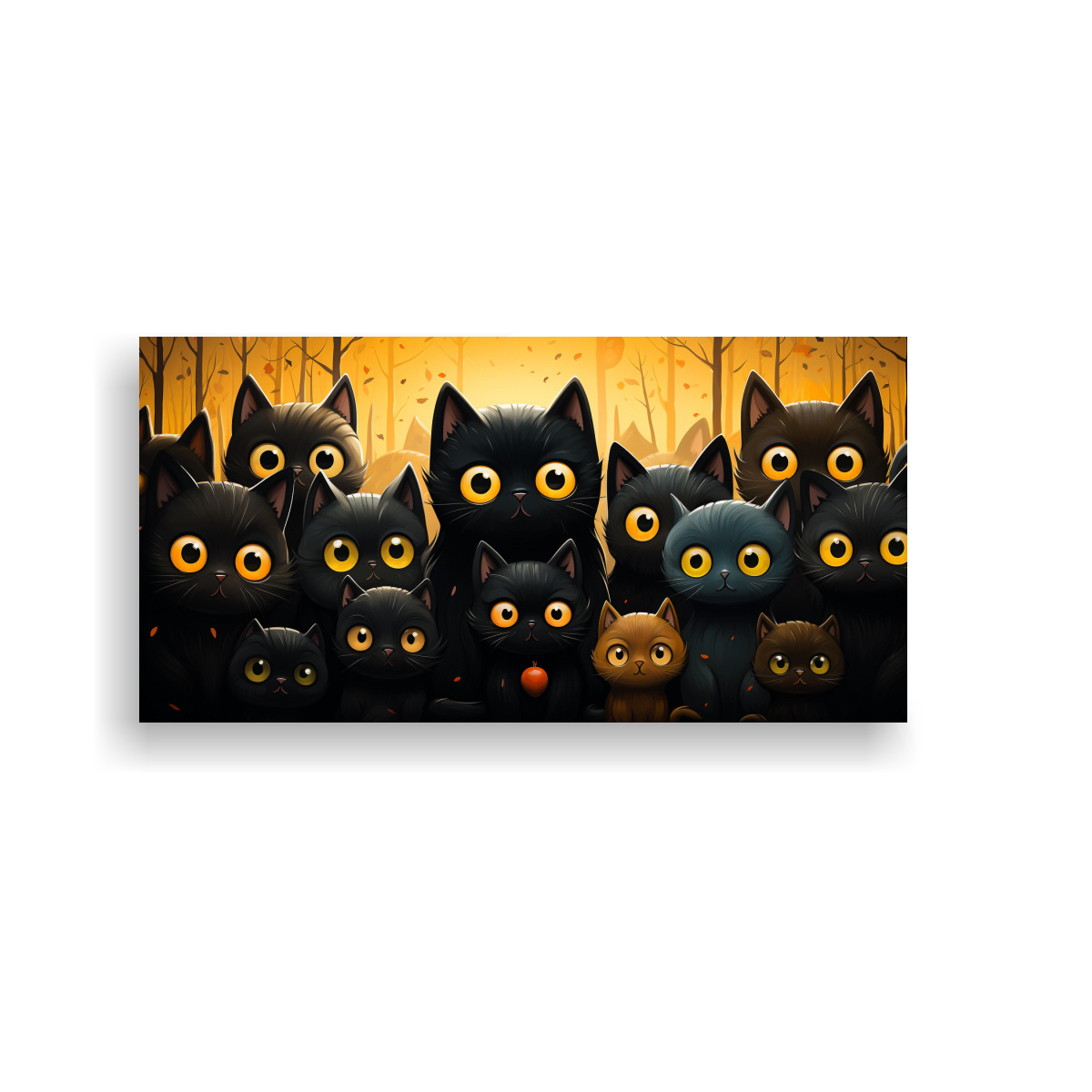 lienzo-de-cuadro-surrealista-con-gatos-negros-en-su-ter