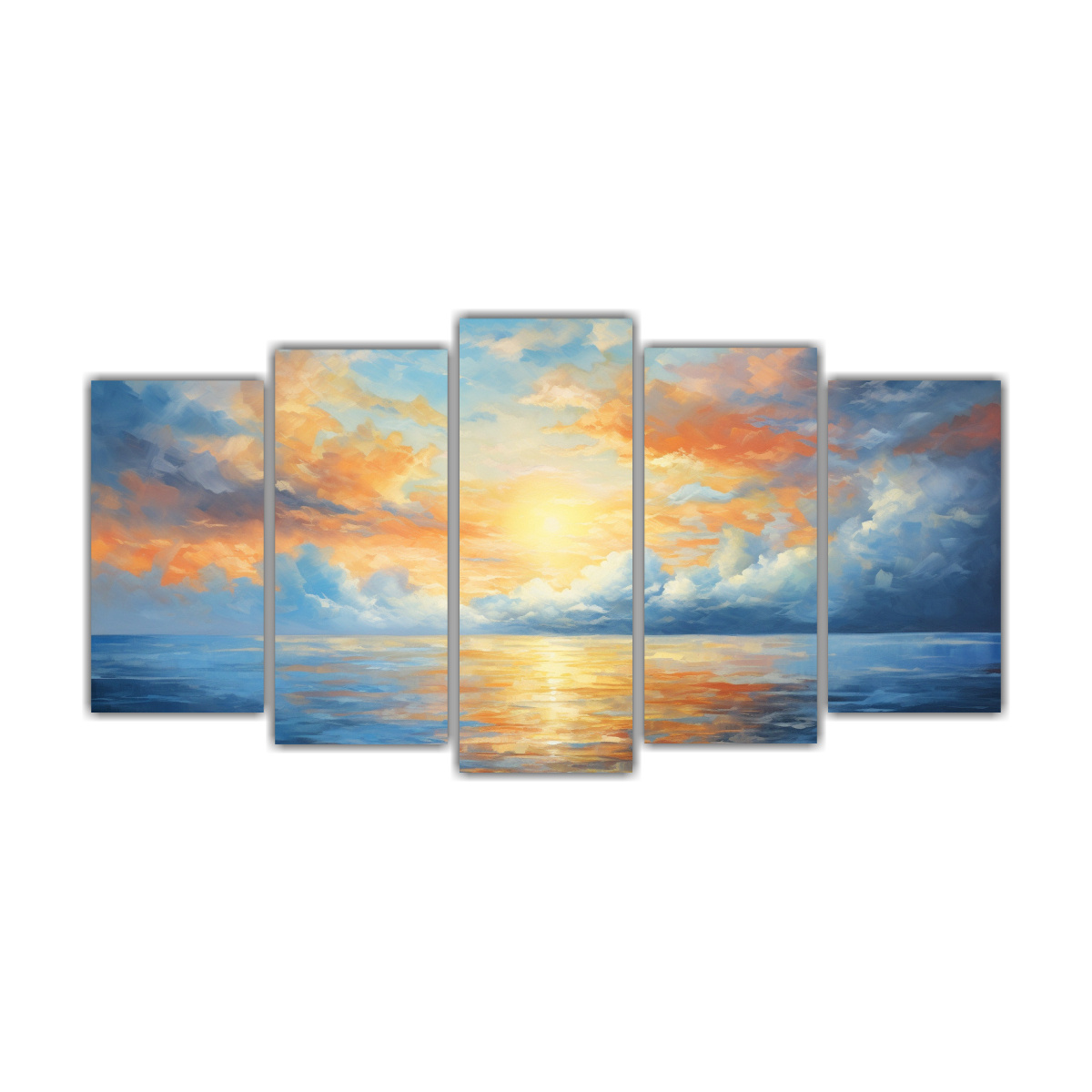 lienzos-abstractos-de-amaneceres-y-atardeceres-con-tonos-azules