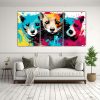lienzos-de-tela-con-tema-visual-de-comadrejas-en-colores-diluidos-y-turquesa-1