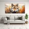 lienzos-dibujo-estilo-medio-a-wolf-en-tonos-beige-arte-pop-neo-1