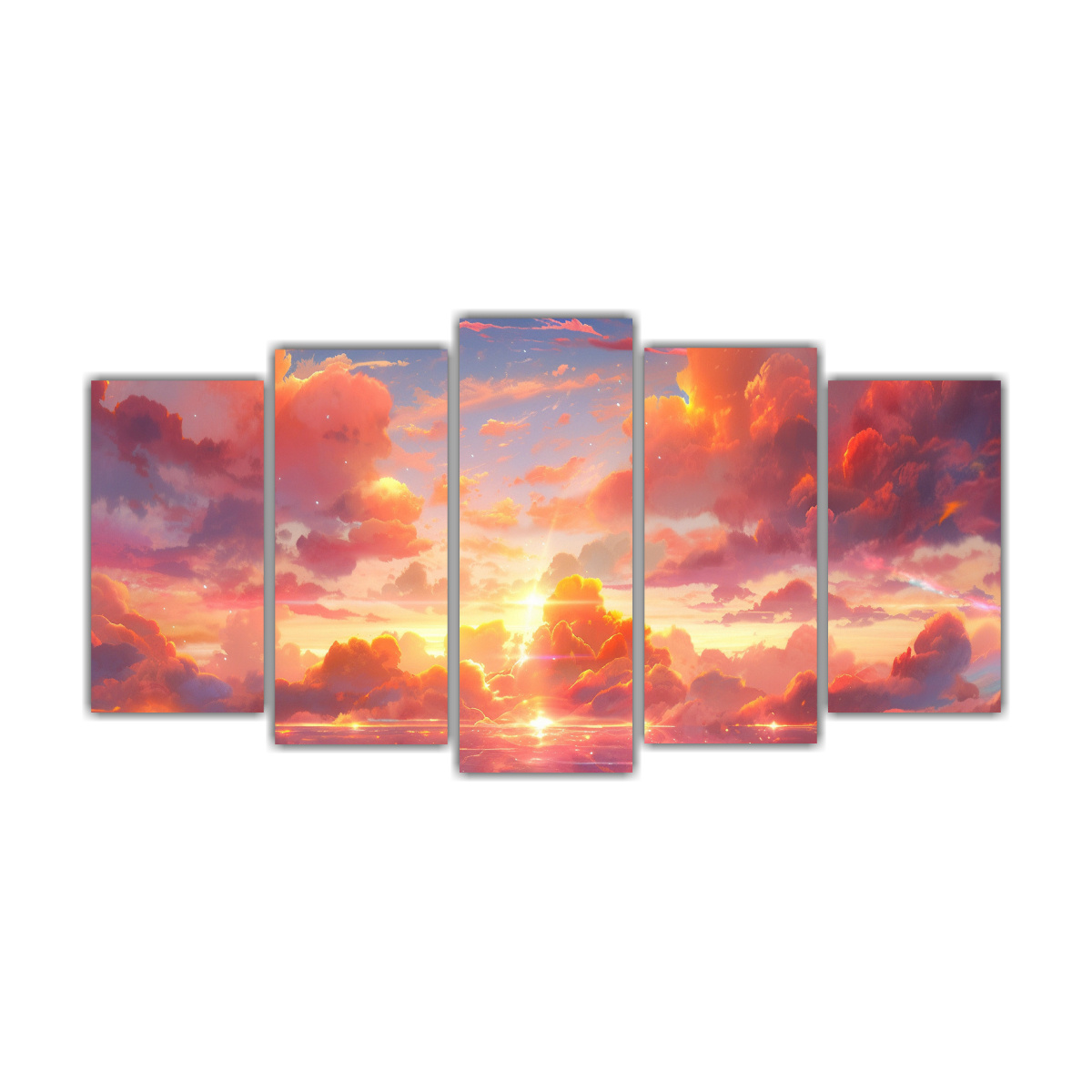 lienzos-fotograf-a-arte-calle-amaneceres-y-atardeceres-arco-ris-rojo