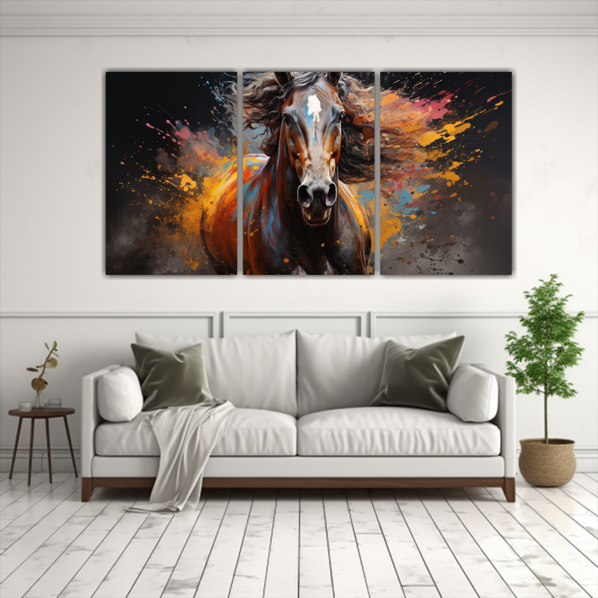 lienzos-fotograf-a-brillante-estilo-pintura-al-estilo-leo-colorida-caballo-1