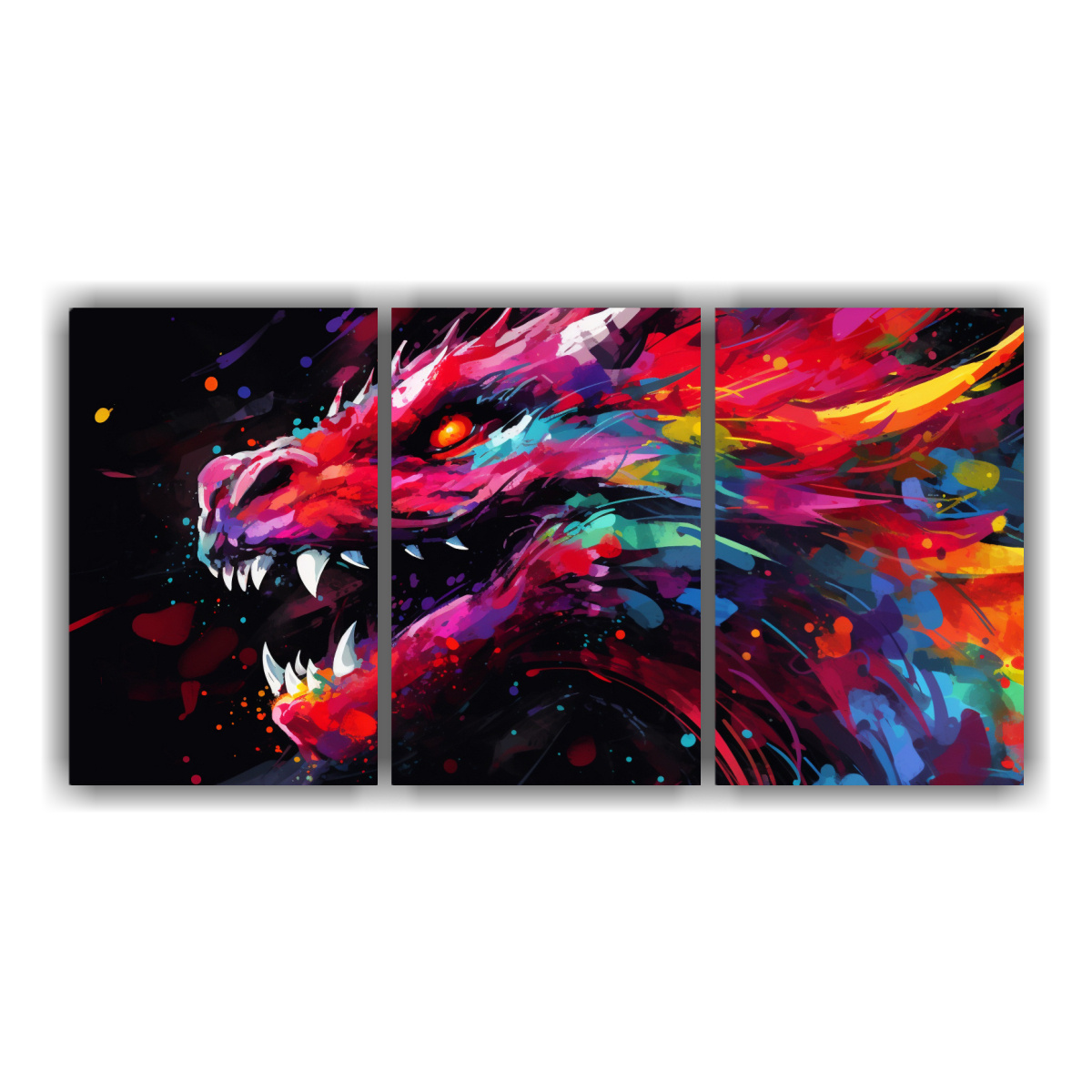 lienzos-impresos-drag-n-arco-ris-y-rojo-neonoir-decoraci-n-comedor