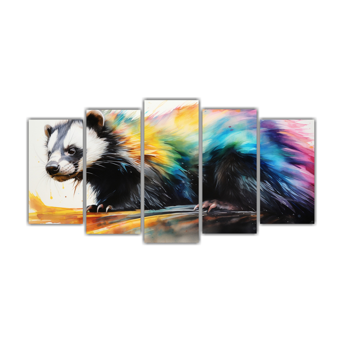 lienzos-tela-abstracto-skunk-color-acuarelas-coloridas-estilo-pintura